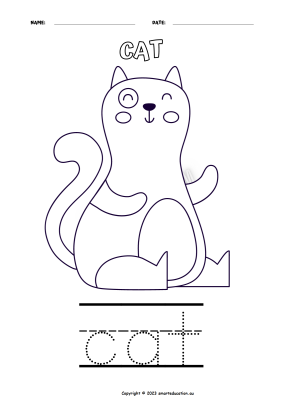 Image for C for Cat Colouring