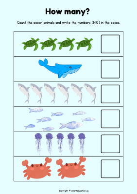 Image for Count ocean animals