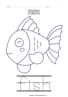 Image for F for Fish Colouring