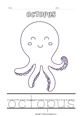 Image for O for Octopus - Colouring