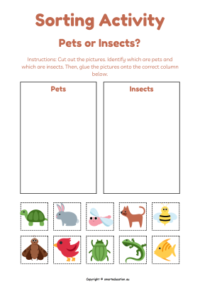 Image for Pets or Insects sorting