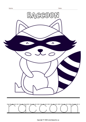 Image for R for Raccoon - Colouring