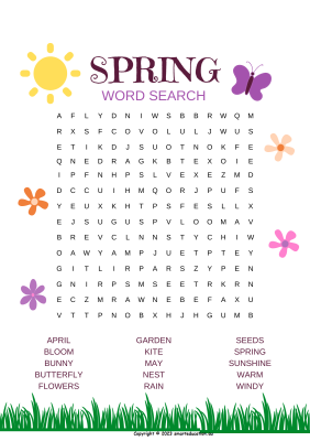 Image for Spring Word Search