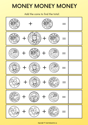 Image for Australian Money Addition-a