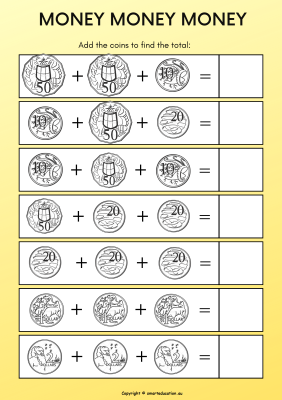 Image for Australian Money Addition-c