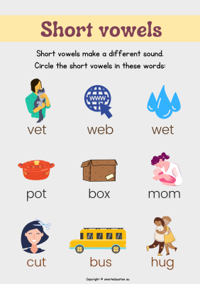 Image for Short Vowels - d