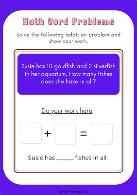 Image for Addition - Word Problem -c