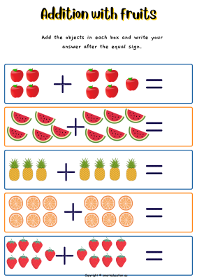 Image for One digit addition - 2