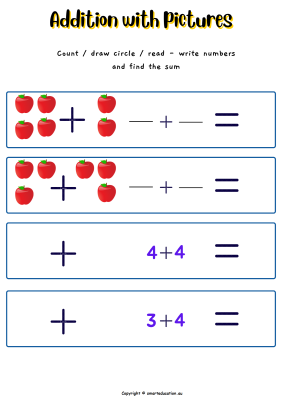 Image for One digit addition - 3