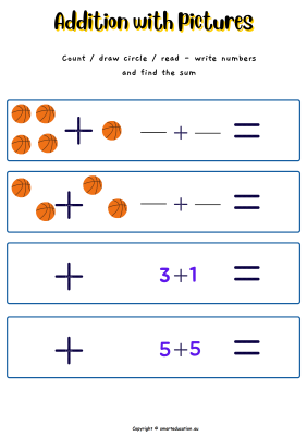 Image for One digit addition - 4